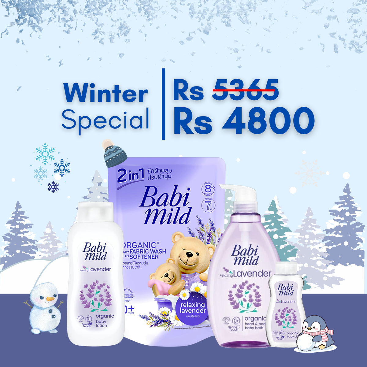 Babi Mild Lavender Winter Bundle