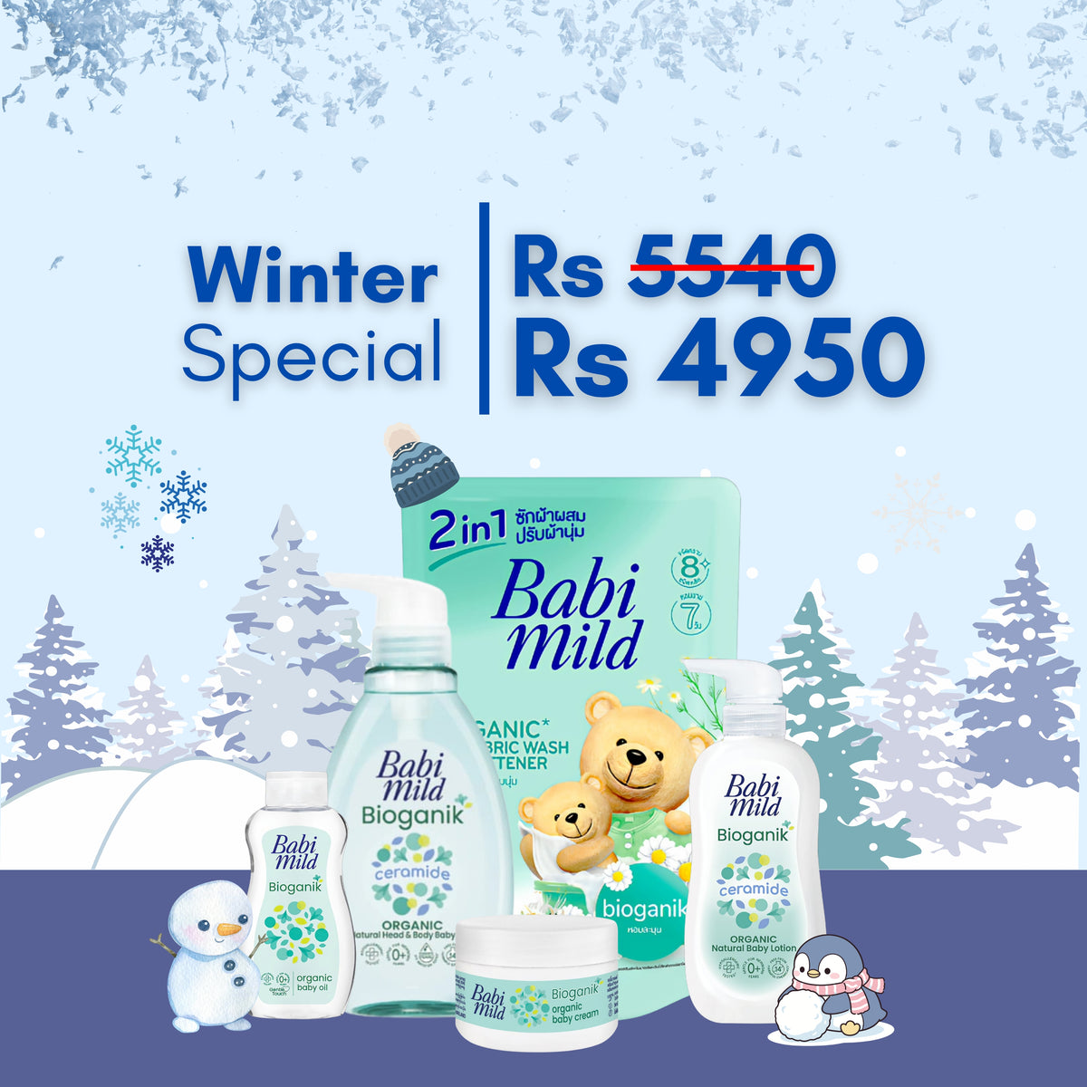 Babi Mild Bioganik Winter Bundle