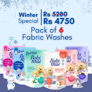 Babi Mild Baby Laundry Essentials Pack of 6