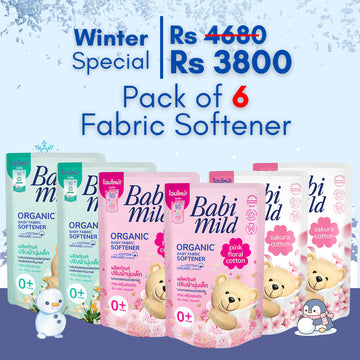 Babi Mild Baby Fabric Softener Pack of 6