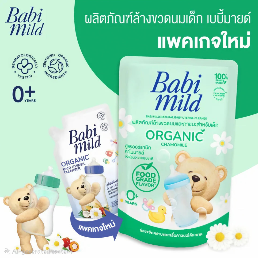 Babi Mild - Baby Utensil Cleaner Refil -550ml - Babi Mild Pakistan