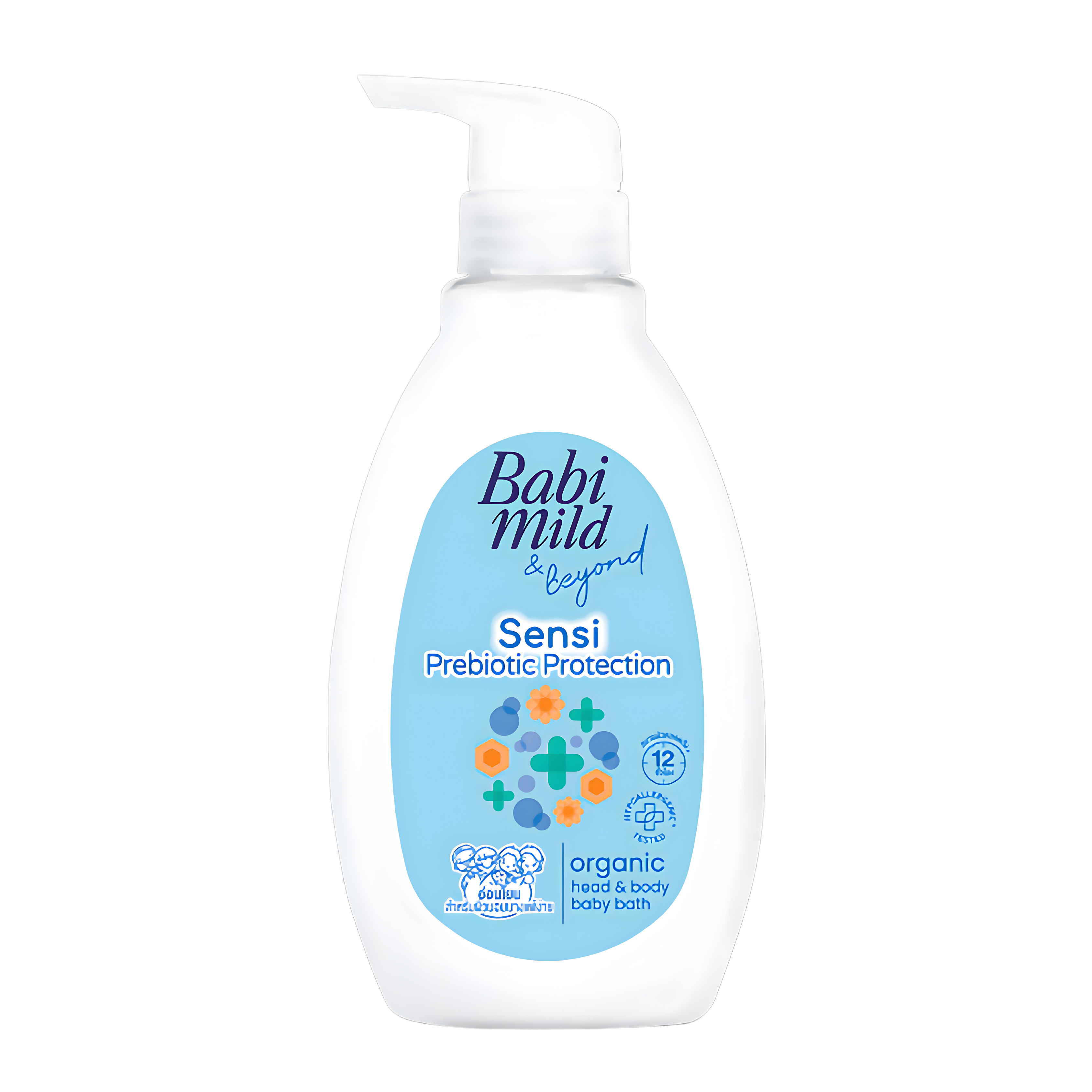 Baby Mild & Beyond Prebiotic Protection Organic Head & Body Baby Bath 380 ml