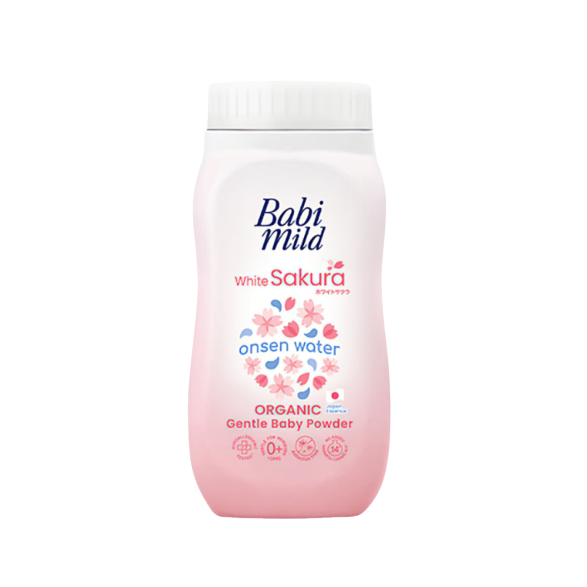 Babi Mild White Sakura Organic Baby Powder 45 g