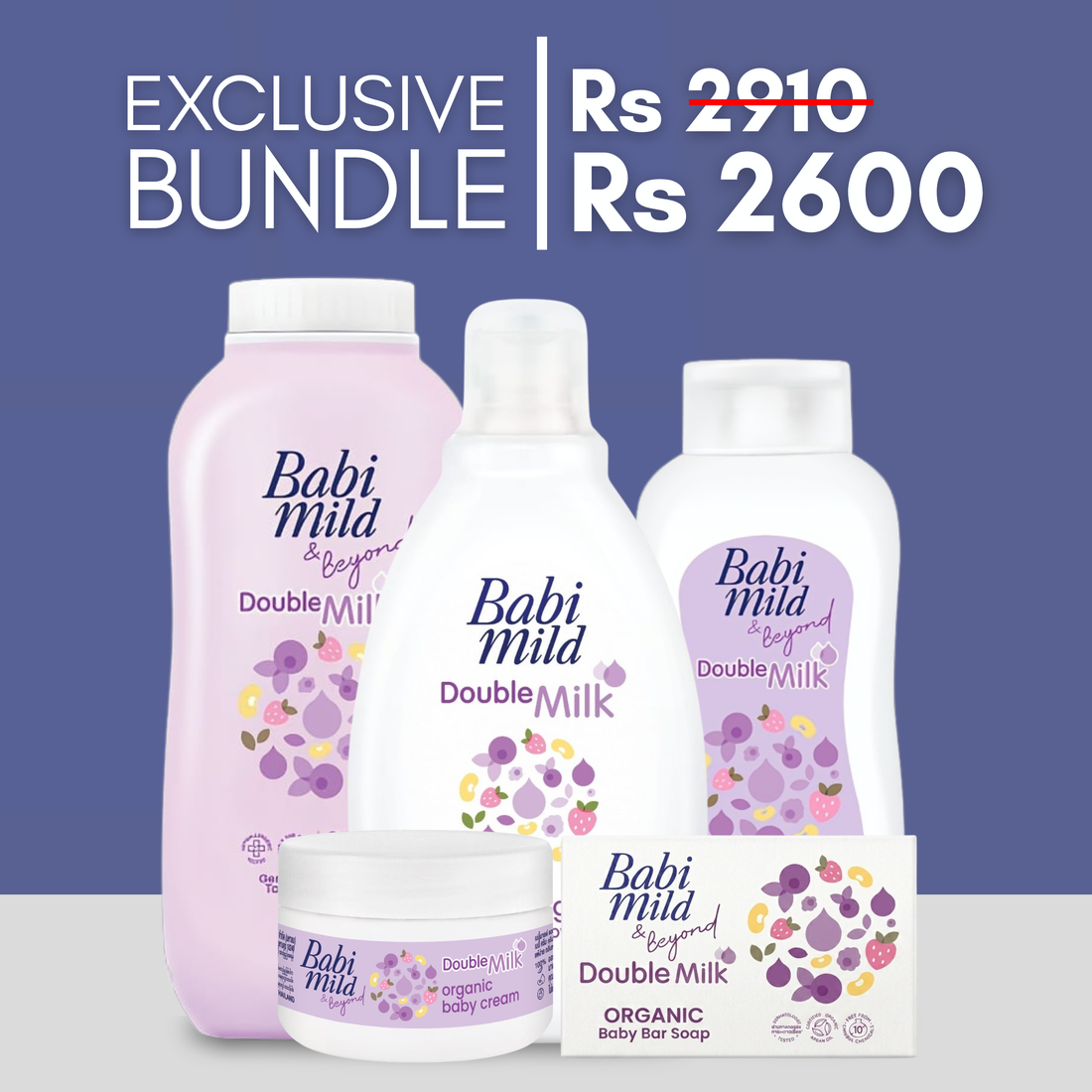 Babi Mild Double Milk Care Bundle - Babi Mild Pakistan