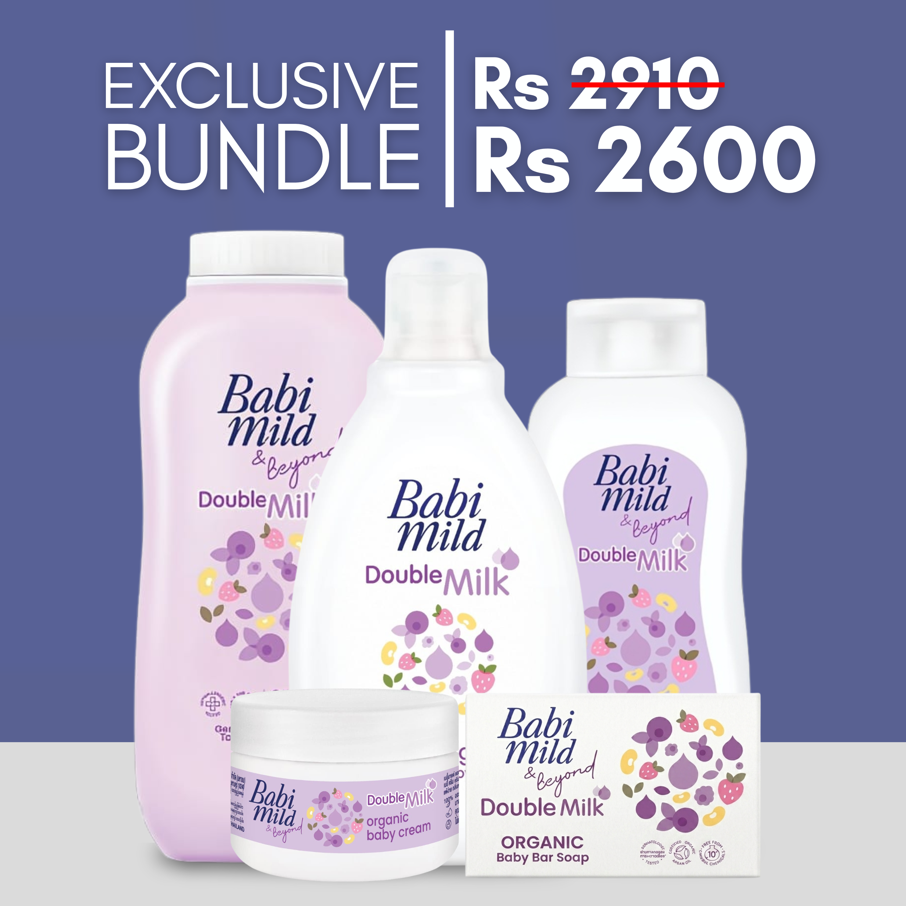 Babi Mild Double Milk Care Bundle - Babi Mild Pakistan