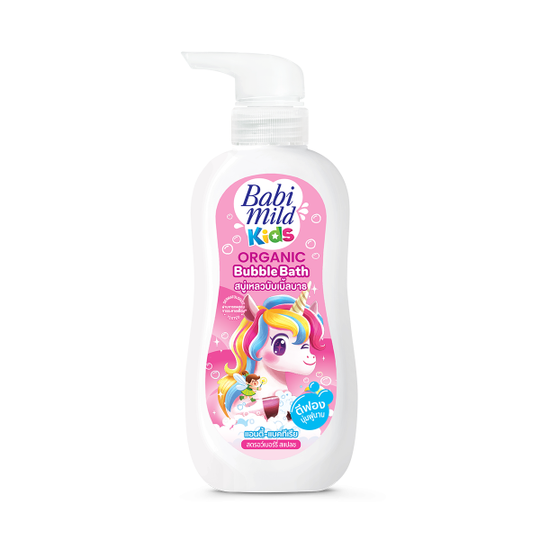 Baby Mild Kids Anti-Bacterial Organic Bubble Bath Strawberry Splash 400ml