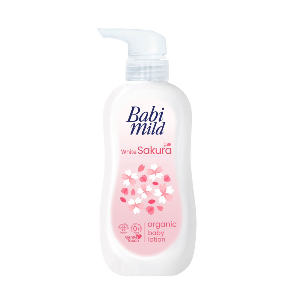 Baby Mild White Sakura Organic Baby Lotion 350 ml