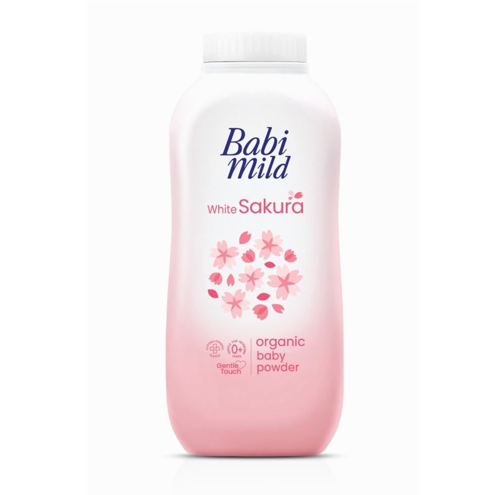 Baby Mild White Sakura Organic Baby Powder 160g