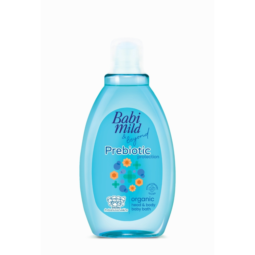 Baby Mild & Beyond Prebiotic Protection Organic Head & Body Baby Bath 180 ml