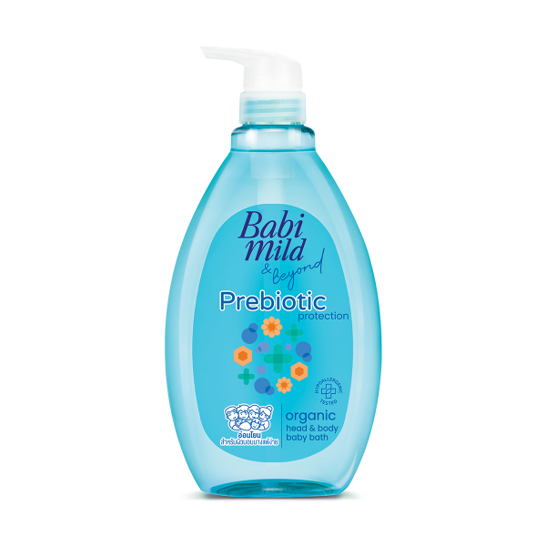 Baby Mild & Beyond Prebiotic Protection Organic Head & Body Baby Bath 800 ml