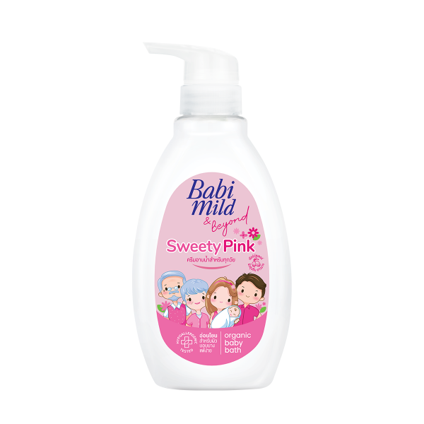 Baby Mild & Beyond Sweety Pink Organic Baby Bath 380 ml