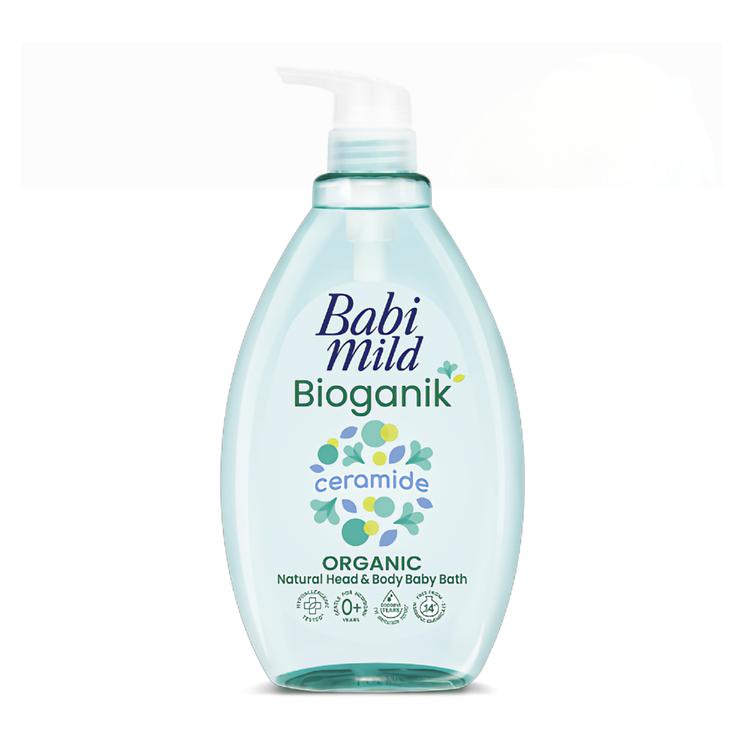 Baby Mild Bioganik Organic Natural Head & Body Baby Bath 380 ml
