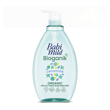 Baby Mild Bioganik Organic Natural Head & Body Baby Bath 380 ml
